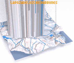 3d view of La Poza de Los Chicharrones