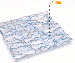 3d view of La Mina