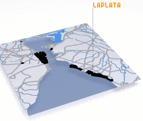 3d view of La Plata