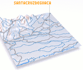 3d view of Santa Cruz de Guaca