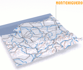 3d view of Monte Higüero