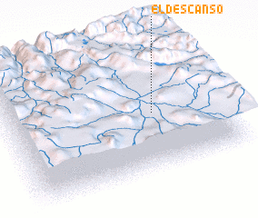 3d view of El Descanso