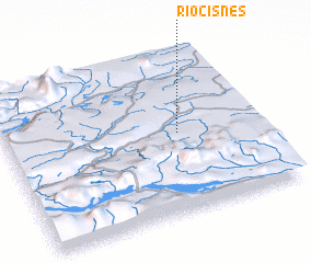 3d view of Río Cisnes