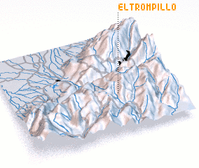 3d view of El Trompillo