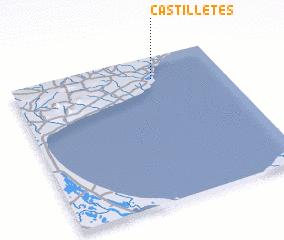 3d view of Castilletes