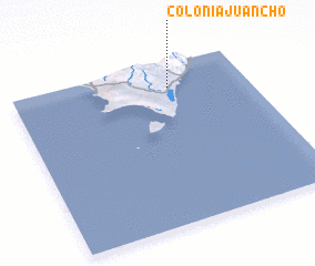 3d view of Colonia Juancho