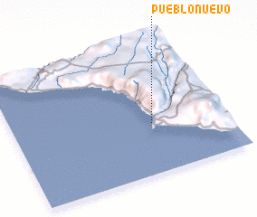 3d view of Pueblo Nuevo