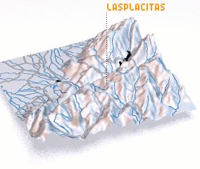 3d view of Las Placitas