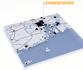 3d view of Leonard Corner