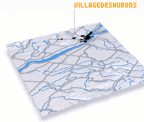 3d view of Village-des-Hurons