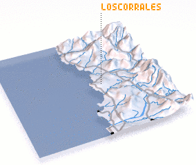 3d view of Los Corrales