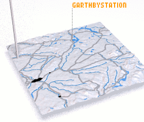 3d view of Garthby Station