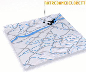 3d view of Notre-Dame-de-Lorette