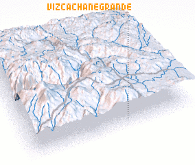 3d view of Vizcachane Grande