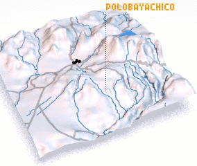 3d view of Polobaya Chico