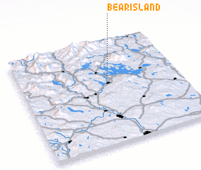 3d view of Bear Island