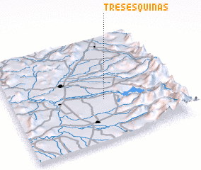 3d view of Tres Esquinas