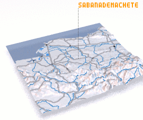 3d view of Sabana de Machete