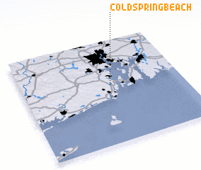3d view of Cold Spring Beach