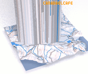 3d view of Cañada El Café