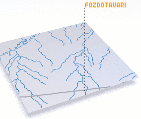 3d view of Foz do Tauari