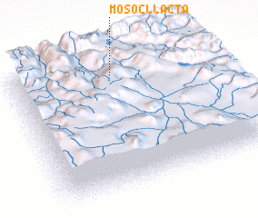 3d view of Mosoc Llacta