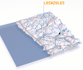 3d view of Los Azules