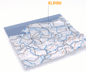 3d view of El Pino