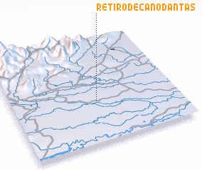 3d view of Retiro de Caño Dantas