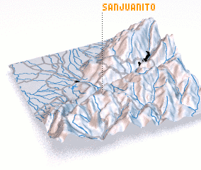 3d view of San Juanito