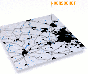 3d view of Woonsocket