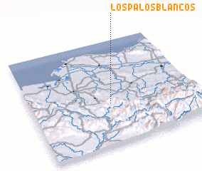 3d view of Los Palos Blancos