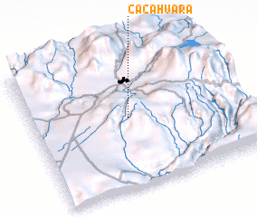 3d view of Cacahuara