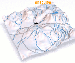 3d view of Arequipa