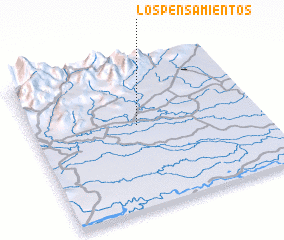 3d view of Los Pensamientos