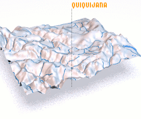 3d view of Quiquijana