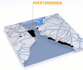 3d view of Puerto Miranda