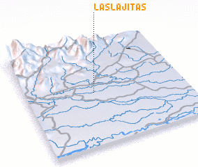 3d view of Las Lajitas