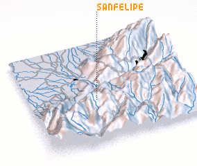 3d view of San Felipe