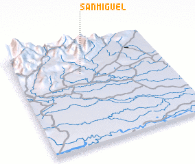 3d view of San Miguel