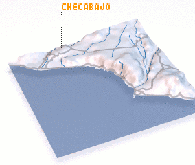 3d view of Checa Bajo