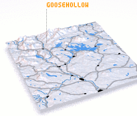 3d view of Goose Hollow