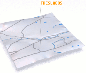 3d view of Tres Lagos