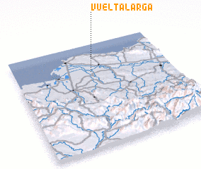 3d view of Vuelta Larga