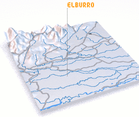 3d view of El Burro