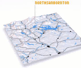 3d view of North Sanbornton