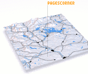 3d view of Pages Corner