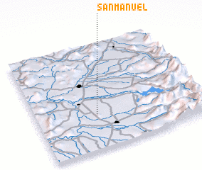 3d view of San Manuel