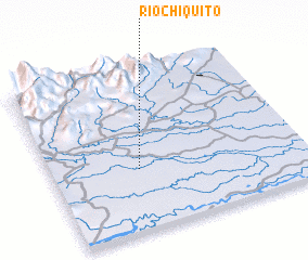 3d view of Río Chiquito