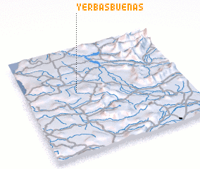 3d view of Yerbas Buenas